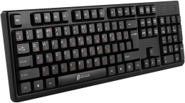 Клавиатура Oklick 100M HW3, USB, мембранная, черный [654570]
