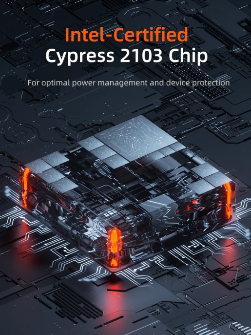 Кабель USB4 CABLETIME CU44L (CT-USB4-ZG2) 2 м, коаксиальный, черный TPE + нейлоновый 40G/240W, АУДИО-ВИДЕО 8K/60HZz