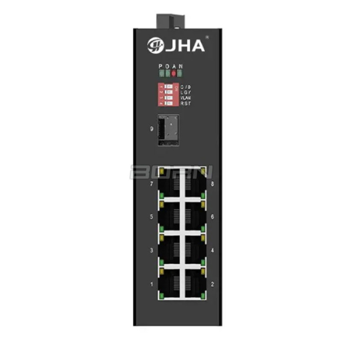 Промышленный неуправляемый коммутатор Ethernet JHA IGS1G01F08H