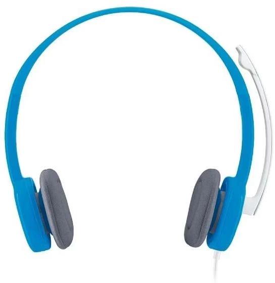 Наушники с микрофоном Logitech H150 синий/белый 1.8м накладные оголовье 981-000454
