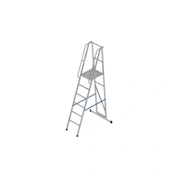 Лестница-платформа MEGAL фиксированной высоты - ЛПФВА Н=1.5-4 с траверсой 040703