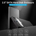 Внешний корпус Vention для HDD/SSD 2.5" USB 3.0 Mirco-B Черный (KPAB0)