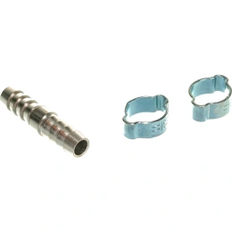 Переходник елочка - елочка 8 мм; два обжимных кольца 11х13 мм FUBAG 180391