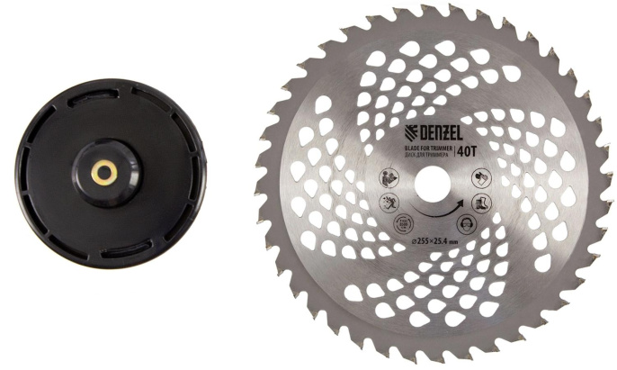 Триммер бензиновый DENZEL DT-52,  (комплект из 2-х коробок) [96226]