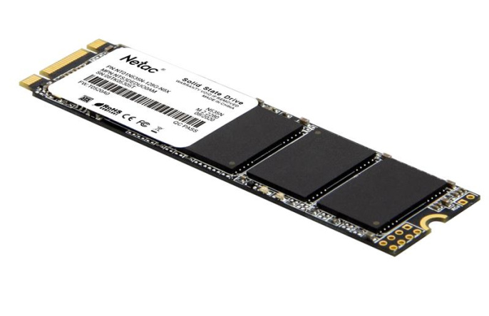 SSD накопитель NETAC N535N NT01N535N-128G-N8X 128ГБ, M.2 2280, SATA III, M.2