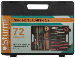 Набор инструментов Sturm! 1310-01-TS7 72 предмета жесткий кейс