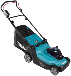 Газонокосилка аккумуляторная Makita LM004GM103,  43см, несамоходная,  4Ач, с 1 АКБ, с ЗУ