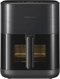 Аэрофритюрница Dreame Trouver Air Fryer FD10 Pro Black VFF12A двойная система HeatSync™, циркуляция горячего воздуха при температуре 360° C, металлическая внутренняя поверхность, объем 6 л