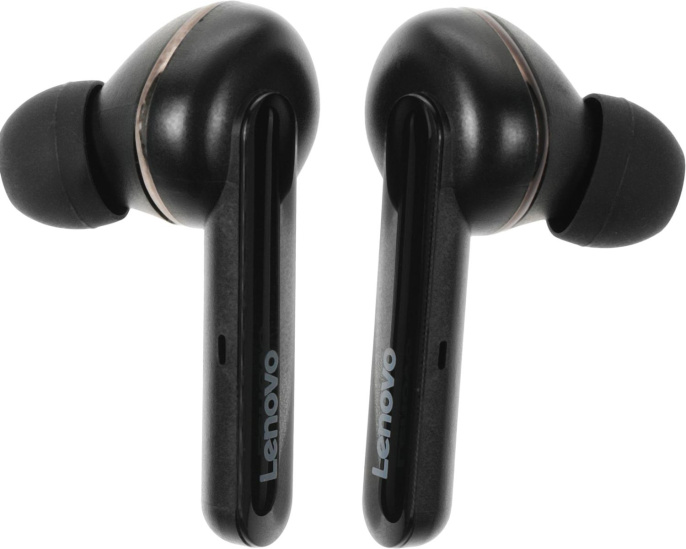 Наушники Lenovo HT28, Bluetooth, внутриканальные, черный [ут000023561]