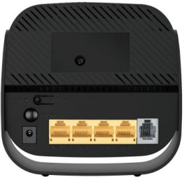 Wi-Fi роутер D-Link DSL-2640U/R1A, Wi-Fi 4, N150, 2.4ГГц, 4 LAN, 1 WAN/LAN, ADSL2+ AnnexA/L/M , черный