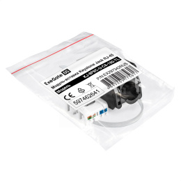 Модуль-вставка Keystone Jack RJ-45 ExeGate KJ-8P8C-U-C6-180-TL (Кат.6, неэкранированная, 180 градусов, IDC Toolless (без инструмента)) EX297342RUS