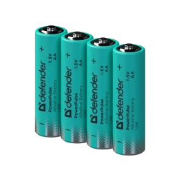 Батарейка алкалиновая LR6-40box AA, бокс, 40 шт., PowerPulse, Defender,56015