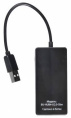 Хаб (разветвитель) Buro BU-HUB4-U2.0-Slim, черный