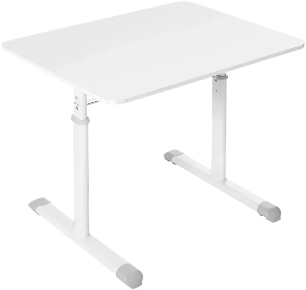 Офисный стол Defender Legend белый, 80*60см, в63-86см, ручной. 64706