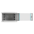Шкаф телекоммуникационный 19" настенный 6U ExeGate EC-WM-6U.450.G.GREY (19”, 6U, 600x450x370mm (ШхГхВ), передняя дверь закаленное стекло, съемные боковые панели, пыле- и влагозащита IP23, светло-серый RAL 7035) EX298599RUS
