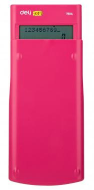 Калькулятор DELI E1710A/RED, 10+2-разрядный, красный
