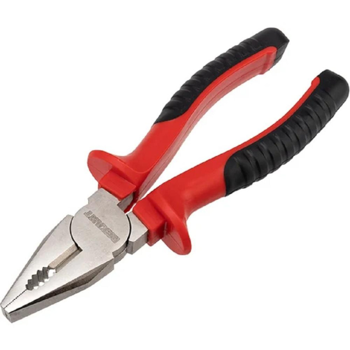 Плоскогубцы Rexant 12-4612 комбинированные 180 мм никелированные, двухкомпонентные рукоятки