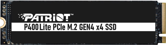 Накопитель SSD Patriot P400 Lite 500GB P400LP500GM28H M.2, PCI Express 4.0 x4, скорость чтения/записи: 3500/2400MB/s