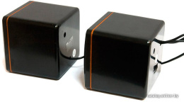 Акустическая система Dialog AC-04UP BLACK-ORANGE 2.0, 6W RMS