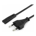 Кабель питания Cablexpert аудио/видео 1м CEE 7/16 - C7 VDE 2-pin 2х075 черный пакет PC-184-VDE-1M