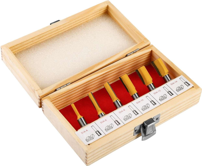 Набор фрез DEKO DH06-1, универсальный, 8мм, 6 [065-0788]