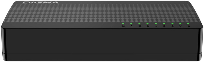 Коммутатор Digma DSW-108GE, неуправляемый [dsw-108gev2]