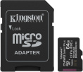 Карта памяти microSDXC UHS-I U1 Kingston Canvas Select Plus 64 ГБ, 100 МБ/с, Class 10, SDCS3/64GB,  1 шт., переходник SD