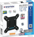 Кронштейн для телевизора Kromax VEGA-3 new черный 15"-32" макс.20кг настенный фиксированный