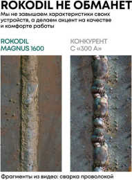 Сварочный полуавтомат Rokodil Magnus 1600,4603805190837