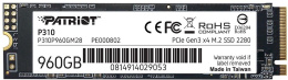 PATRIOT MEMORY Накопитель SSD Patriot PCIe 3.0 x4 960GB P310P960GM28 P310 M.2 2280