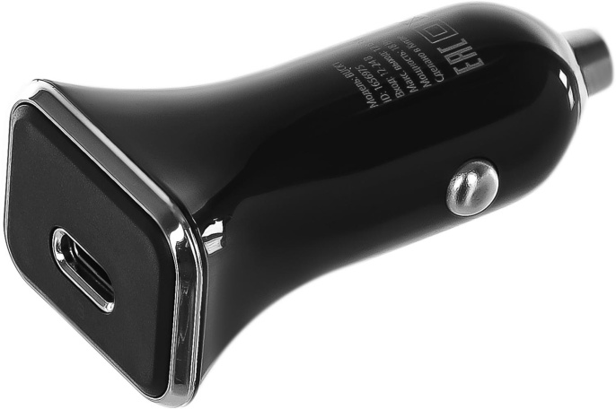 Автомобильное зарядное устройство Buro BUCK1,  USB-C, 18Вт, 3A, черный [buck18p010bk]