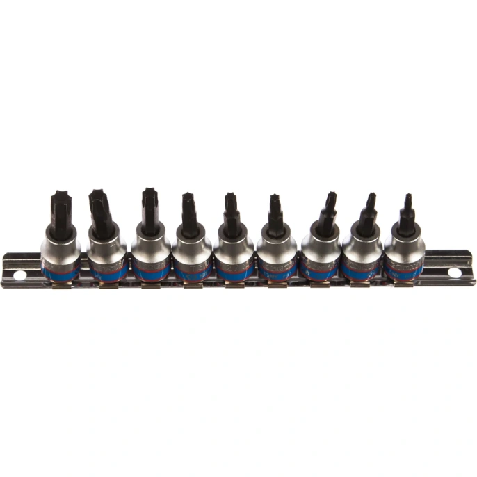 Набор торцевых насадок TORX (9 предметов; T10-T50; 3/8 дюйма) KING TONY 3109PR8