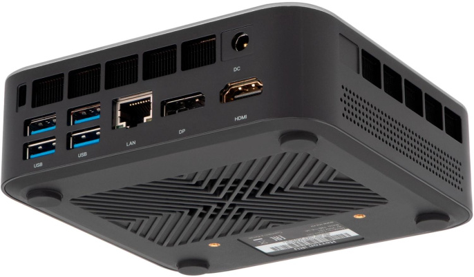 Неттоп IRU Tactio 323 Ryzen 3 3300U 2.1 8Gb SSD256Gb RX Vega 6 без ОС GbitEth WiFi BT 120W черный RUS 2164799
