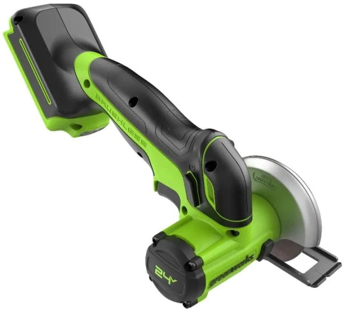 Углошлифовальная машина Greenworks GD24UCS 20000об/мин рез.шпин.:M6 d 76мм 3402007