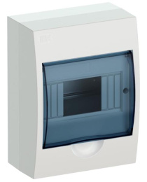 Корпус пластиковый KREPTA 3 Корпус пластиковый ЩРН-П-6 IP41 белый IEK MKP12-N-06-40-20