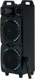 Акустическая портативная колонка Dialog Oscar AO-220-100W RMS,Караоке,беспр.микр,BTFMUSBSDGT