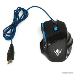 Мышь MOG-21U Nakatomi Gaming mouse - игровая, 7 кнопок ролик прокрутки, USB, черная