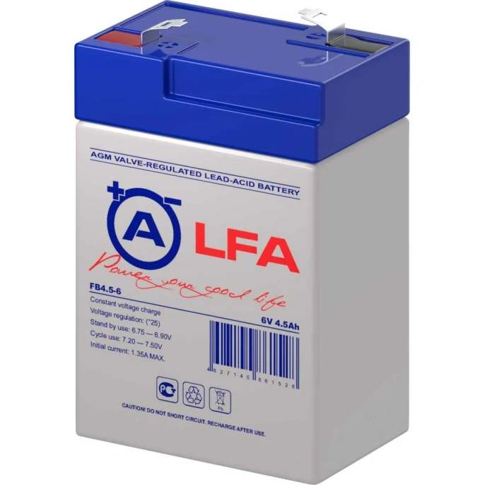 Аккумуляторная батарея LFA FB4.5-6 6В, 4.5 Ач УТ-00001354