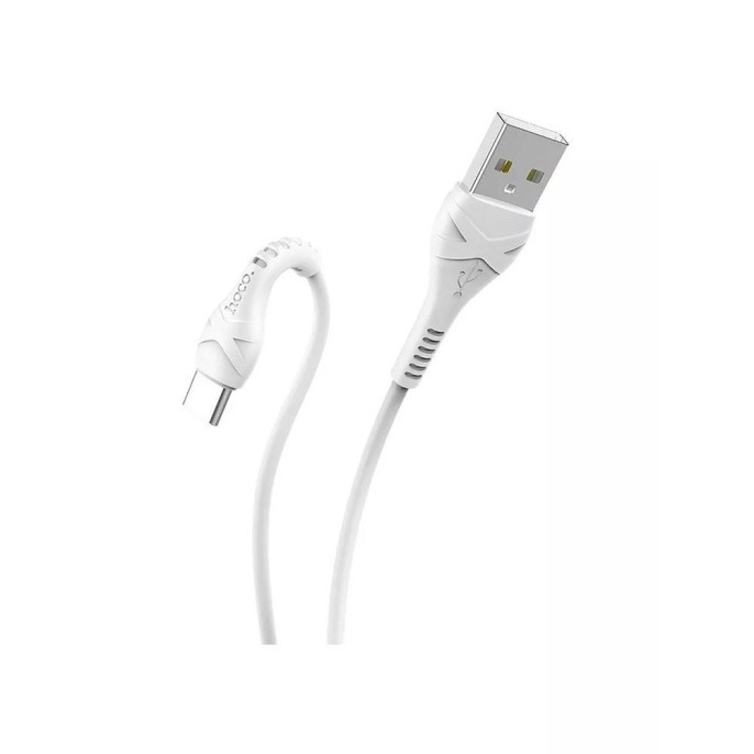 HOCO X37/ USB кабель Type-C/ 0.5m/ 2.4A/ White