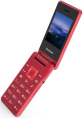 Мобильный телефон Xenium 600 X красный раскладной 2Sim 2.4" 240x320 Nucleus 0.3Mpix GSM900/1800 MP3 FM microSD max32Gb