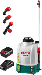 Опрыскиватель Зубр Мастер ОПЛ-10-41 аккум. ранц. 10л зеленый/серый