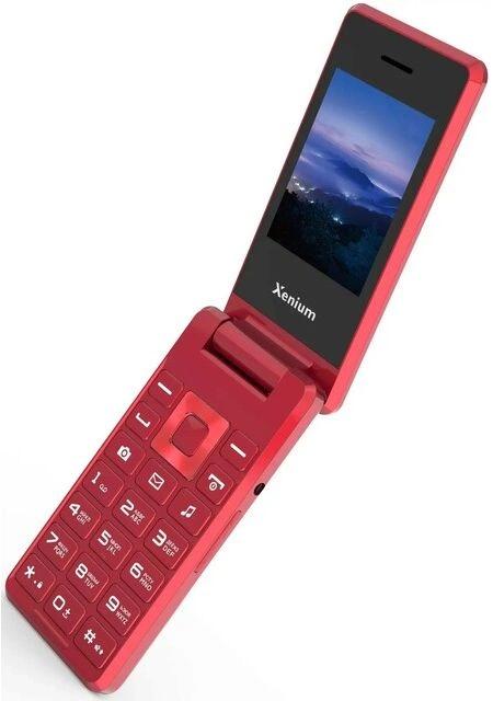 Мобильный телефон Xenium 600 X красный раскладной 2Sim 2.4" 240x320 Nucleus 0.3Mpix GSM900/1800 MP3 FM microSD max32Gb
