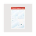 Стенд megaposm Информация 4 отделения, красный ИС.11.В.34