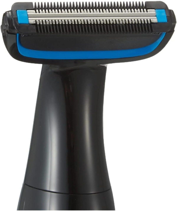 Триммер Philips Series 1000 BG1024/16 черный/голубой насадок в компл:1шт