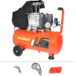 Компрессор поршневой Patriot Optima Euro 24-240K2 масляный [525302118]