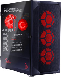 ПК Bloody BD-PC RB65C2 MT Ryzen 5 7500F 3.7 32Gb SSD1Tb RX 7700XT 12Gb Windows 11 Home 64 2.5xGbitEth WiFi BT 650W черный RUS 2111350