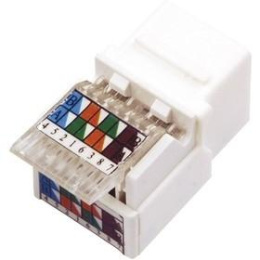 Rexant 03-1011 Модуль Keystone Jack RJ-45 8P8C , UTP, CAT 5e, тип 180 градусов, белый
