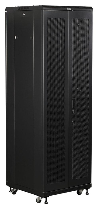 Шкаф коммутационный Lanmaster Business TWT-CBB-22U-6X10-P1 напольный 22U 600x1000мм пер.дв.перфор. задн.дв.перфор.2-хст. 2 бок.пан. 800кг черный IP20