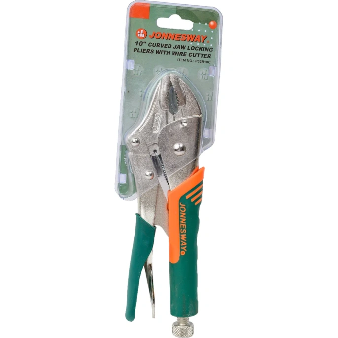 Ручные тиски "струбцина" с прорезиненными ручками Jonnesway P32M10C 250 мм 48312