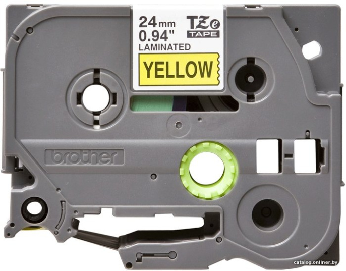 Brother TZE-651 Картридж с лентой P-Touch с лентой 24мм черный на желтом TZ651 TZE651